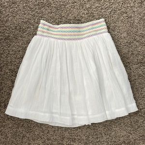 White Beachy Coverup Skirt